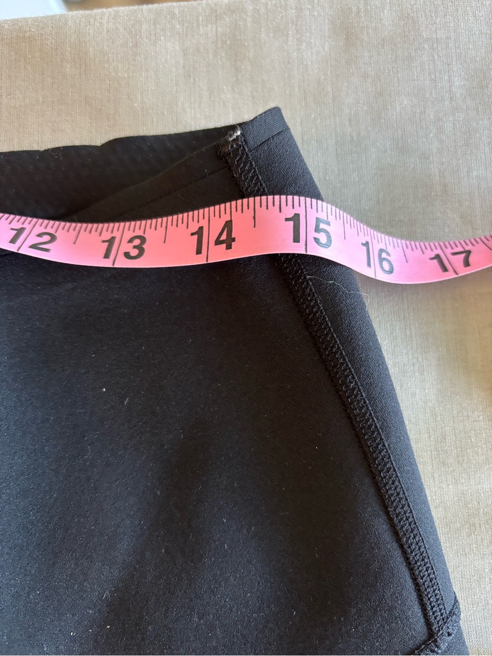 Fanka Black High Rise Compression Leggings Yoga Workout Run L - Picture 5 of 7